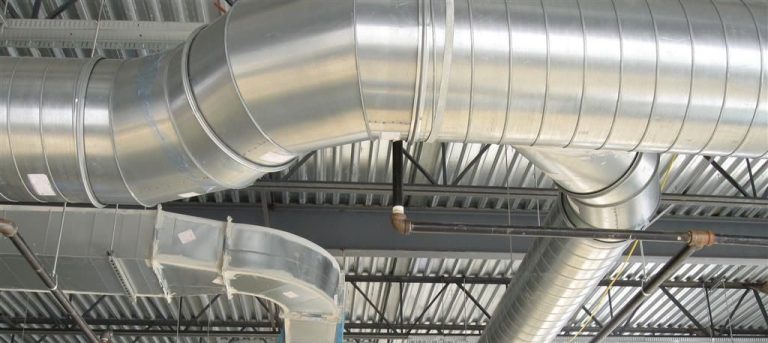 Close-up view of HVAC ventilation ducts cleaned by Pro Tech in Wentzville MO